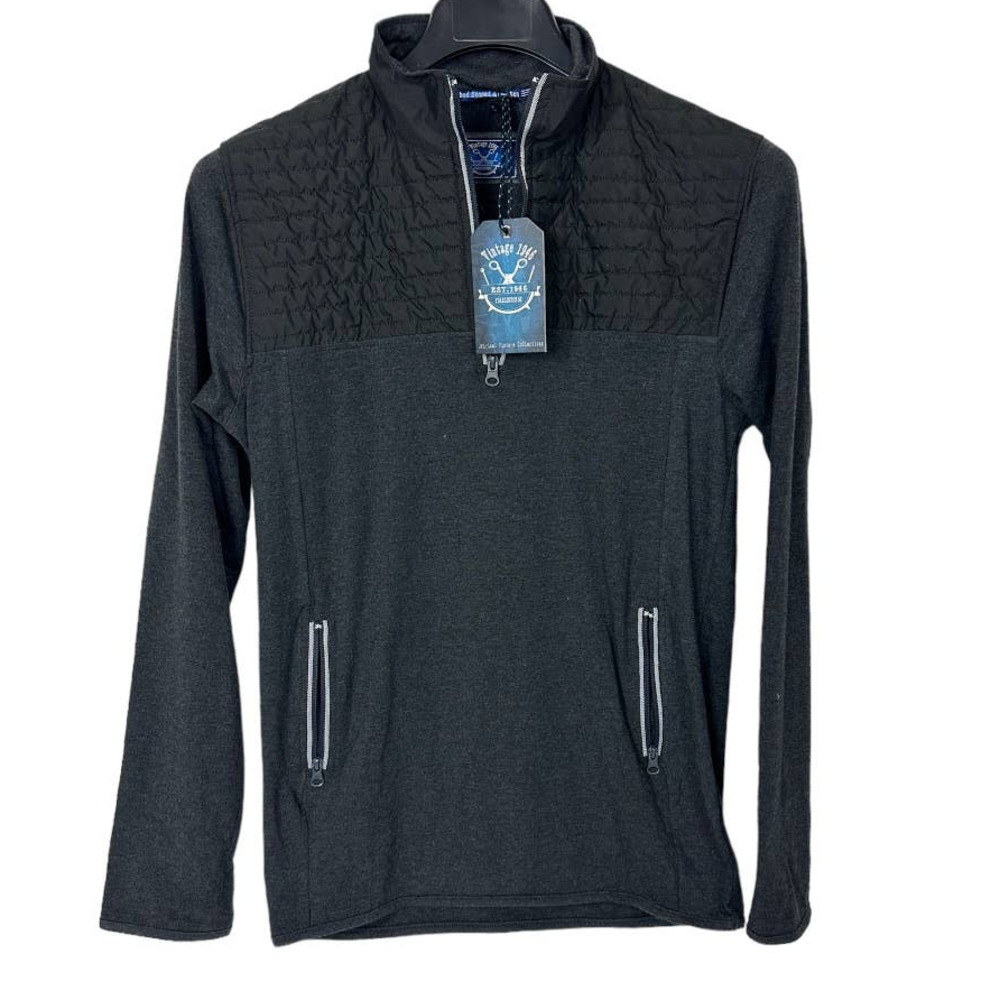 Men’s vintage‎ 1946 1/4 zip Pull Over Gray Size Small